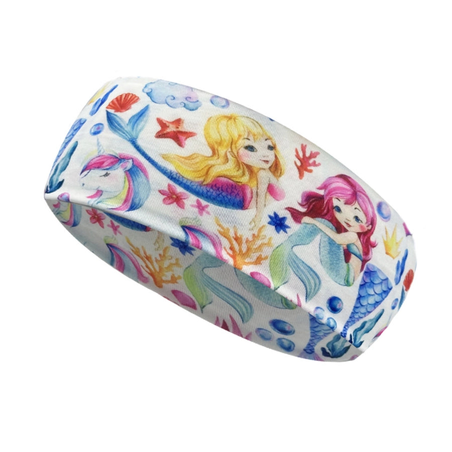 Unisex Simple Style Classic Style Cartoon Character Plaid Imitation Cotton Printing Hair Band