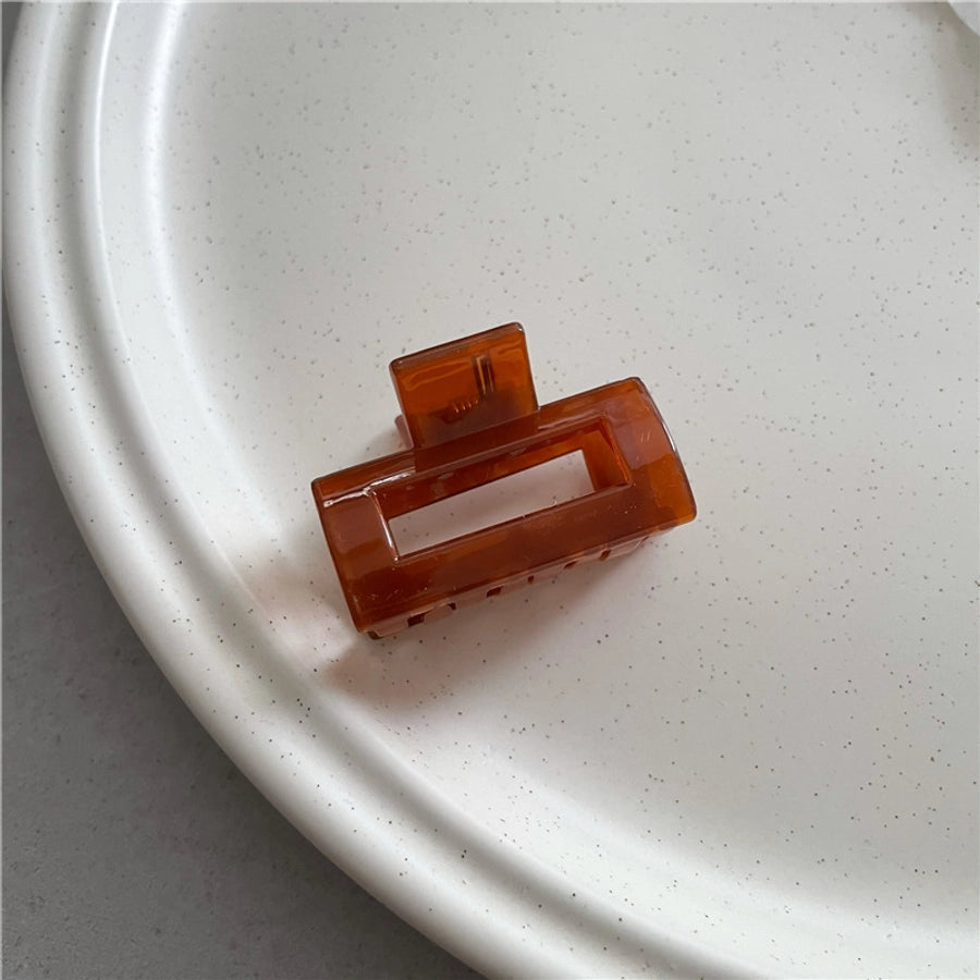 simple style geometric acetic acid sheets hair claws