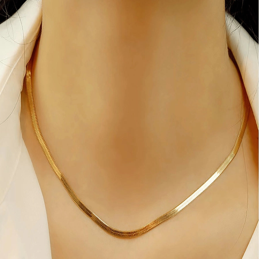 Jewelry Casual Simple Style Geometric Titanium Steel Necklace