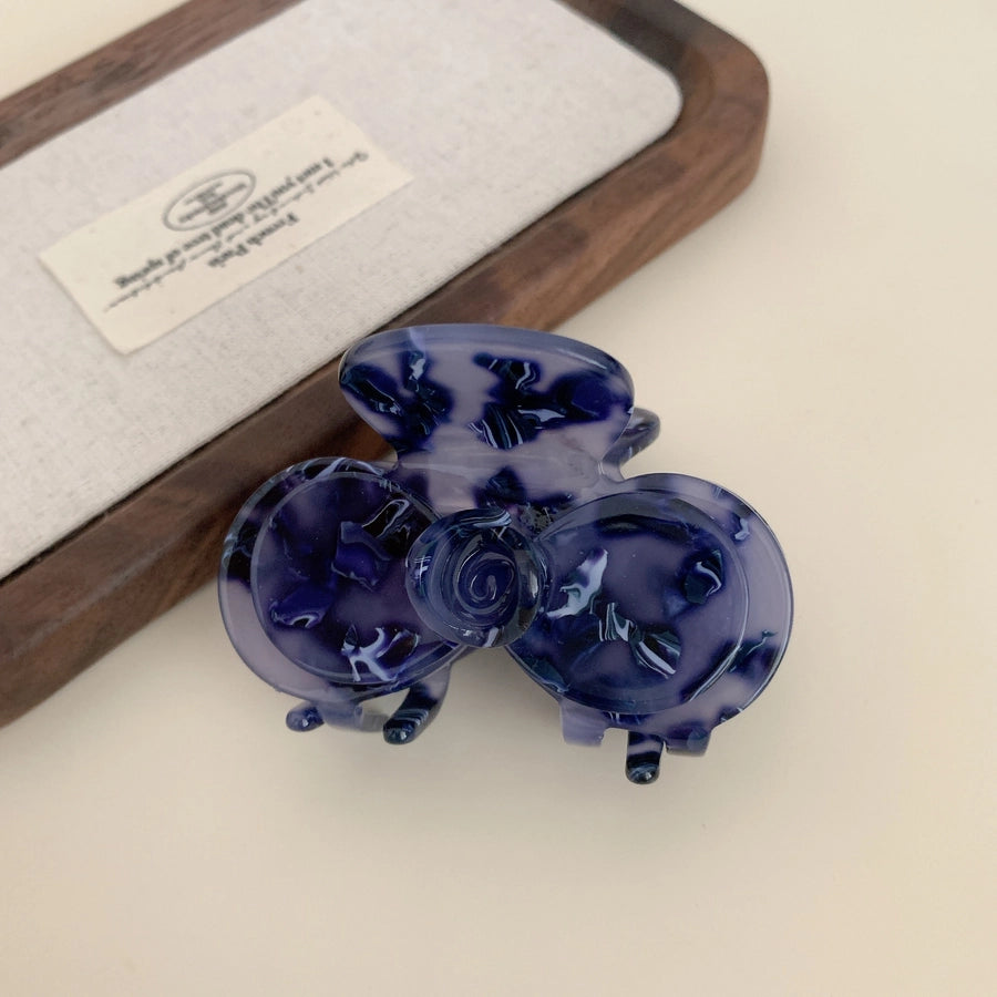 Women's Sweet Simple Style Flower Acetic acid sheets Hair Claws