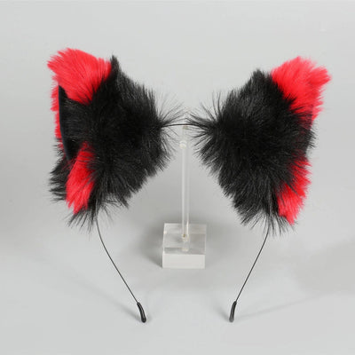 Women's Cute Ear Plush Handmade Hair Band
