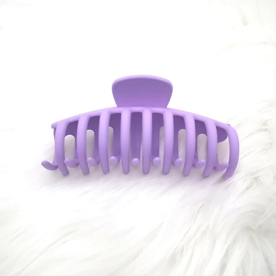 Women's Basic Solid Color Resin Hair Claws