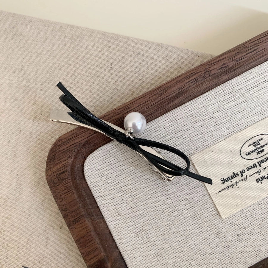 Women's Sweet Simple Style Bow Knot Alloy Hair Clip