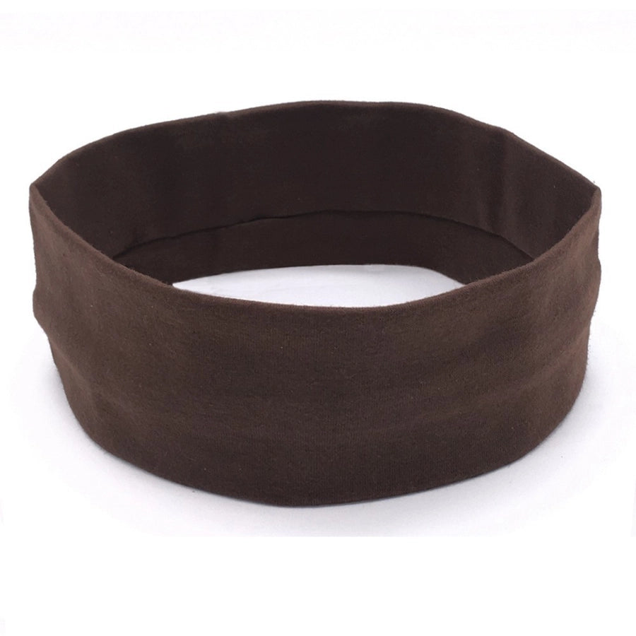 women's simple style solid color cloth braid hair band
