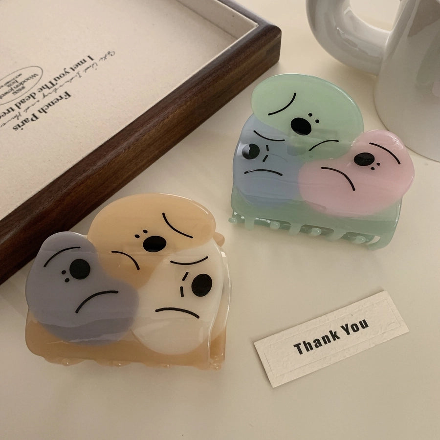 Women's Cute Dog Acetic acid sheets Hair Claws