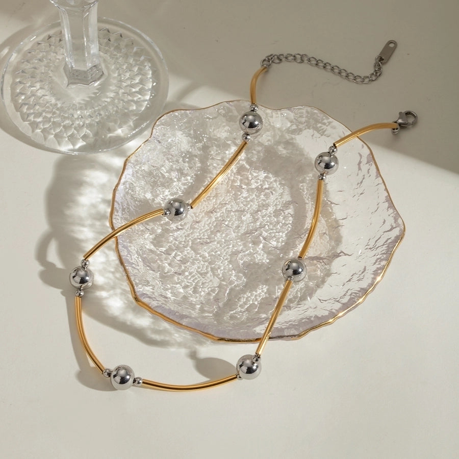 Jewelry Simple Style Classic Style Geometric 304 Stainless Steel Necklace