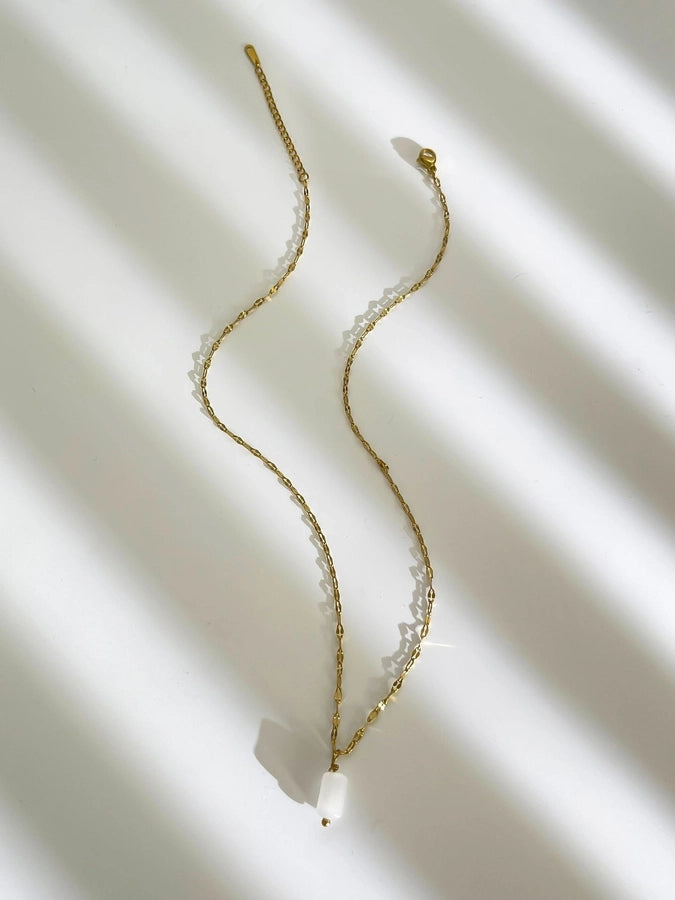 Jewelry Simple Style Classic Style Geometric 316L Stainless Steel  Plating Pendant Necklace