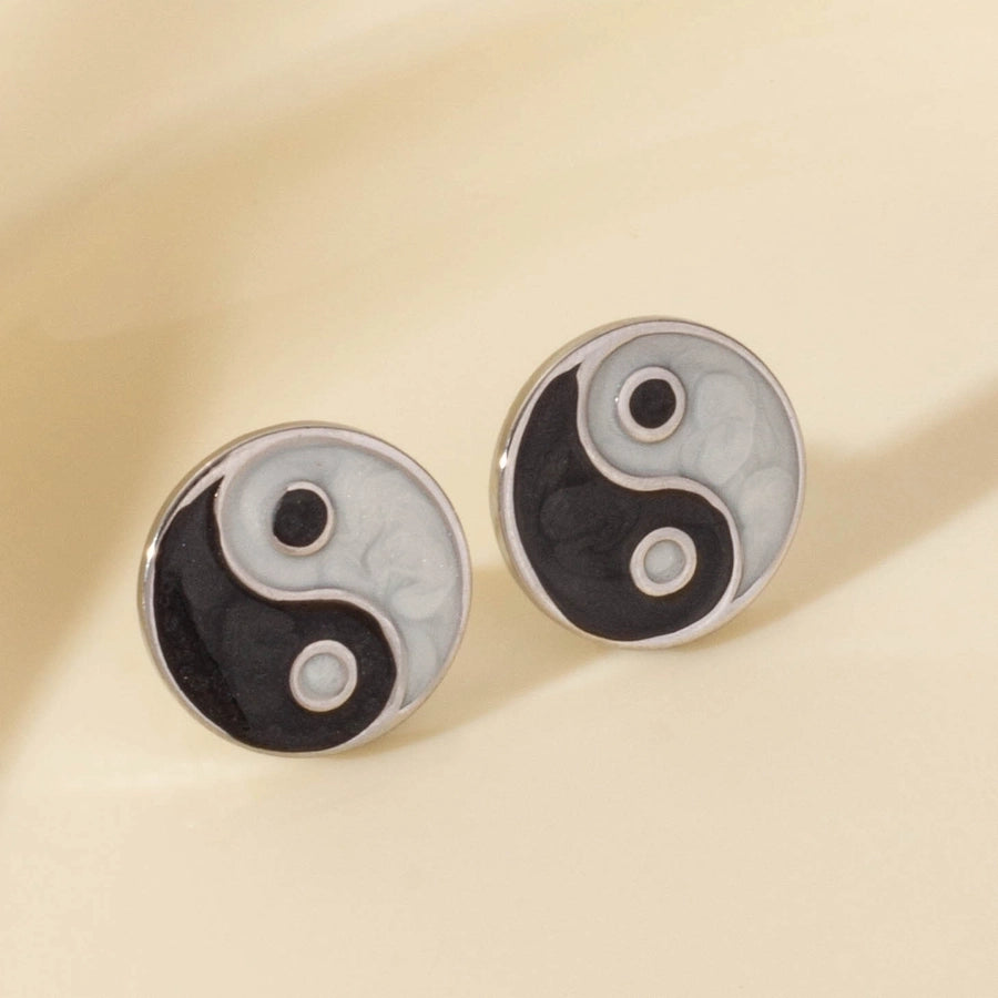 1 Pair Vintage Style Gossip 304 Stainless Steel Ear Studs