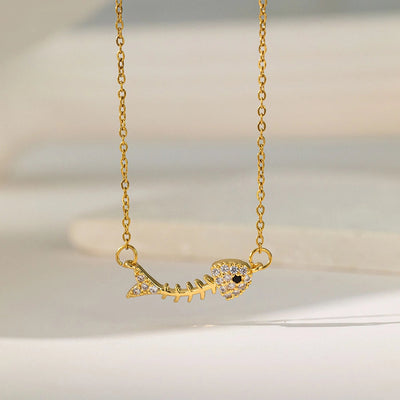 Jewelry Sweet Solid Color Titanium Steel Plating Pendant Necklace