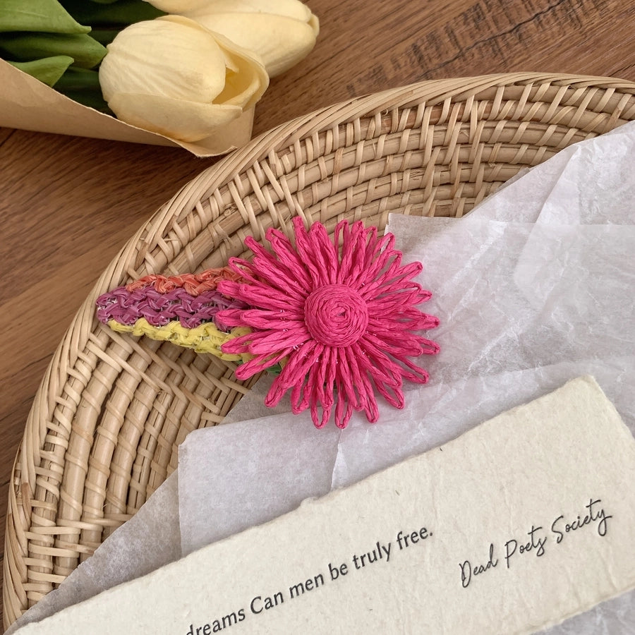 Women's Streetwear Floral Alloy Hair Clip