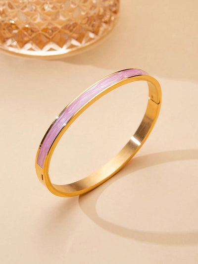 Casual Business Simple Style Geometric 304 Stainless Steel  Bangle
