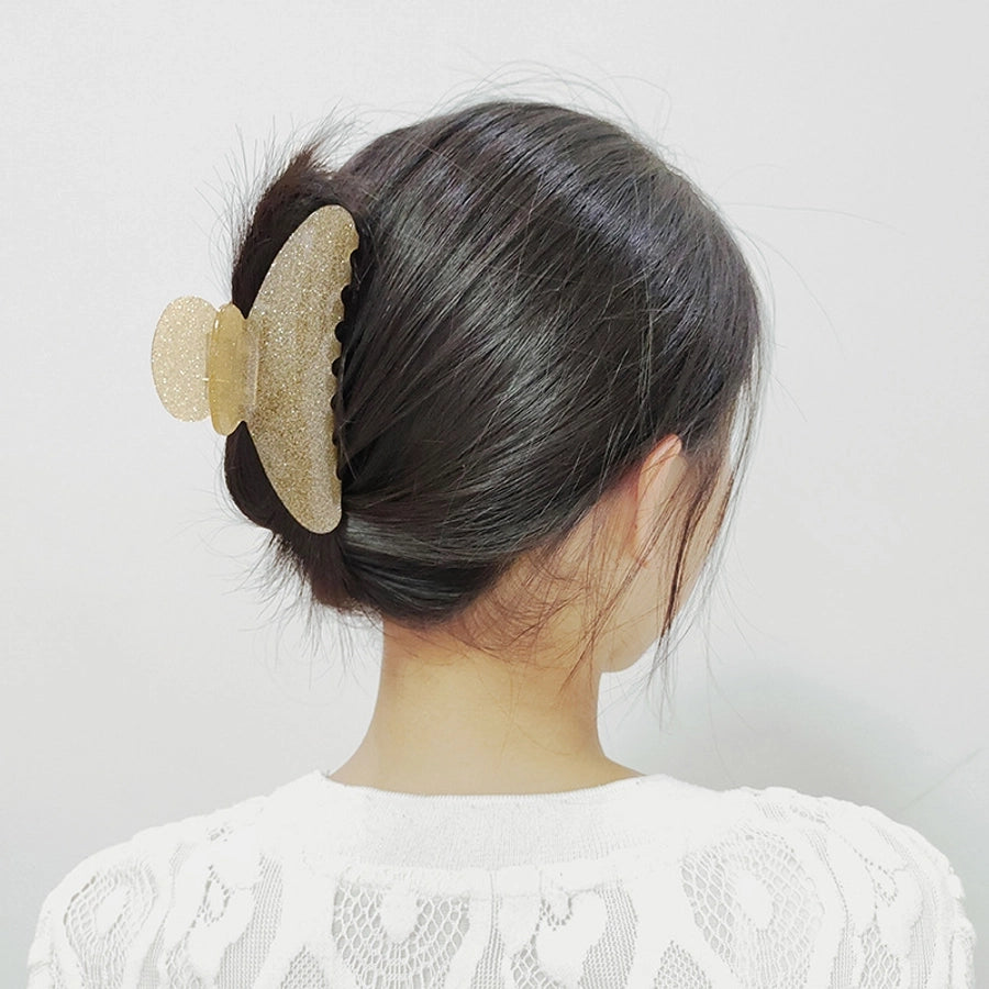 Women's Casual Simple Style Solid Color Arylic Stoving Varnish Hair Claws