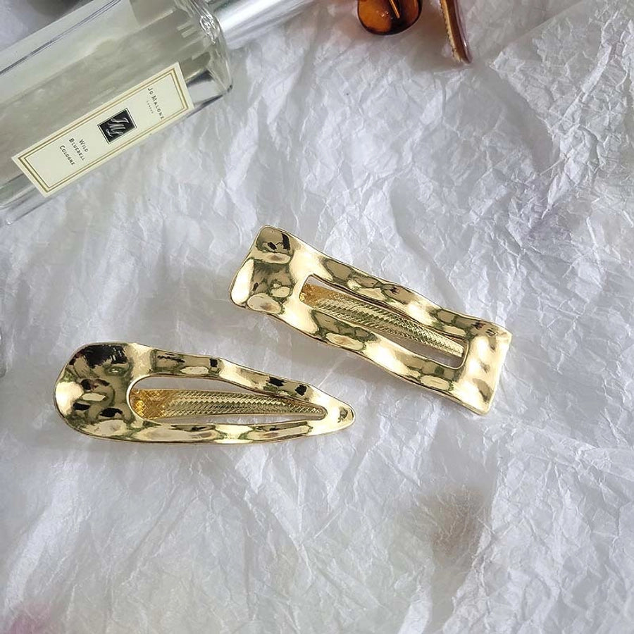 Women's Casual Simple Style Geometric Alloy Plating Hair Clip
