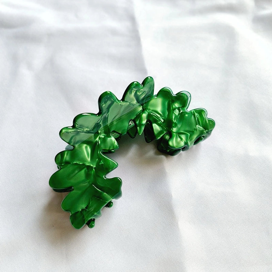 Women's Casual Simple Style Streetwear Solid Color Acetic acid sheets Hair Claws