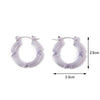 1 Pair Simple Style Geometric 304 Stainless Steel 18K Gold Plated Earrings