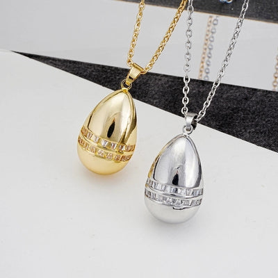 Jewelry Cute Simple Style Star Heart Shape Lines 304 Stainless Steel Copper Zircon K Gold Plated Rhodium Plated Plating Inlay Pendant Necklace