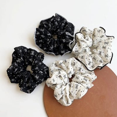 Women's Elegant Basic Streetwear Butterfly Cloth Hair Tie