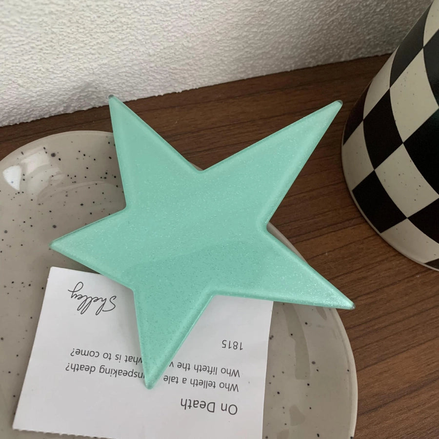 y2k tie dye star acetic acid sheets hair clip