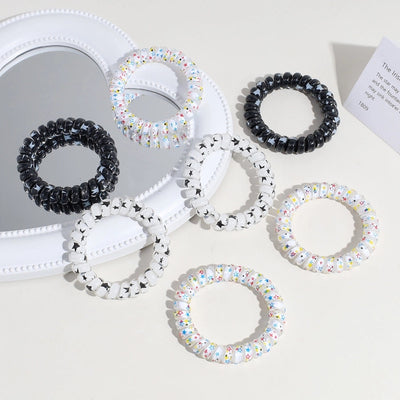 cute star plastic hair tie