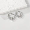 1 Pair Elegant Cute U Shape Geometric 304 Stainless Steel Artificial Pearls Earrings Ear Studs