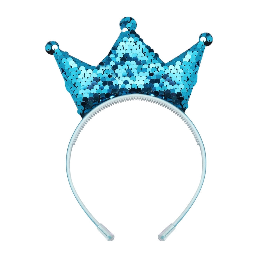 simple style crown plastic resin patchwork hair band
