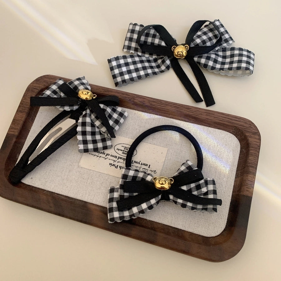 Women's Simple Style Classic Style Bow Knot Cloth Hair Clip Hair Tie Hair Claws