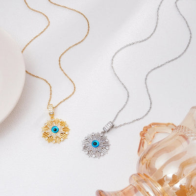 Jewelry Glam Lady Sexy Eye 304 Stainless Steel Copper Pendant Necklace