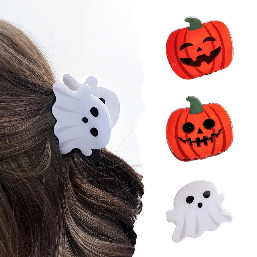 Baifeiya Halloween hairpin funny pumpkin gripper Ghost Horse personality shark clip back head updo hair accessories accessories