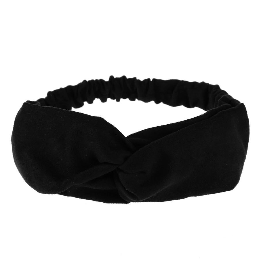fashion bow knot cloth pleated hair band 1 piece