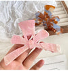 Women's Simple Style Artistic Bow Knot Acetic acid sheets Hair Claws