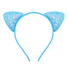 cute cat ears cloth sequins hair band 1 piece