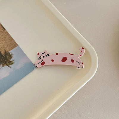 Women's Cute Cat Arylic Hair Clip