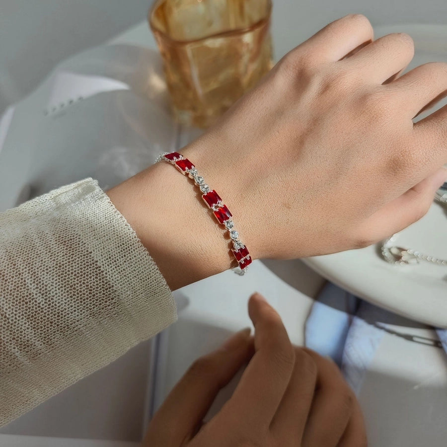 Copper Geometric Solid Color Bracelets