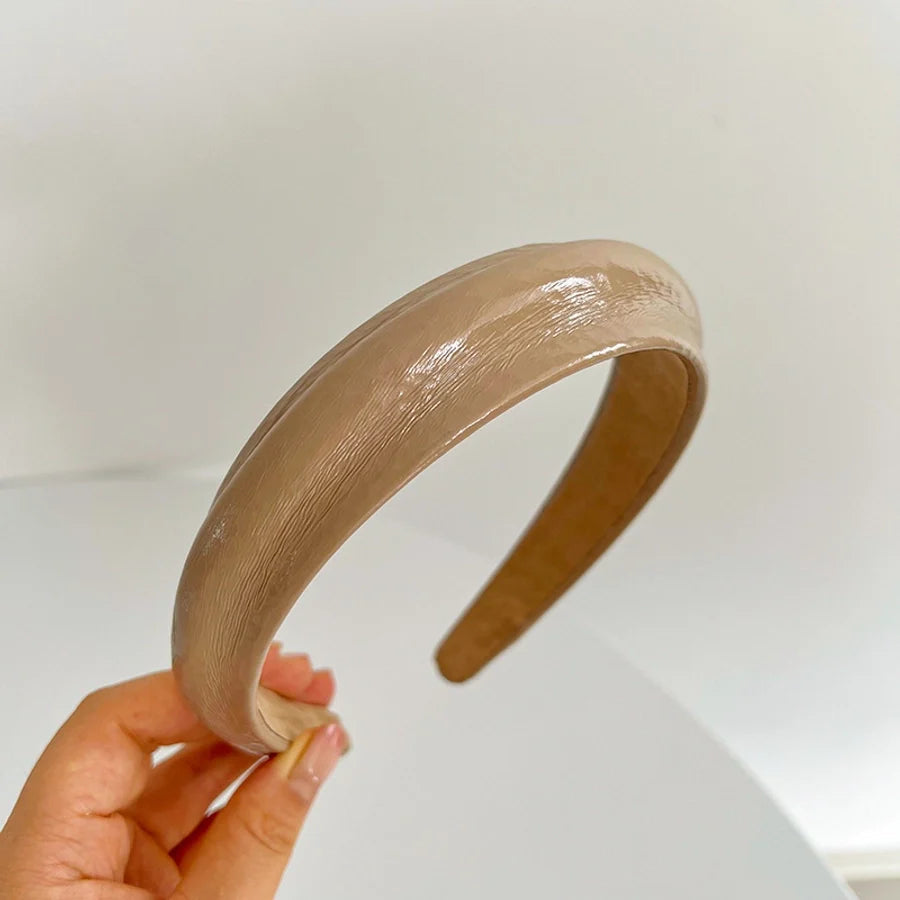 simple style color block cloth handmade hair band