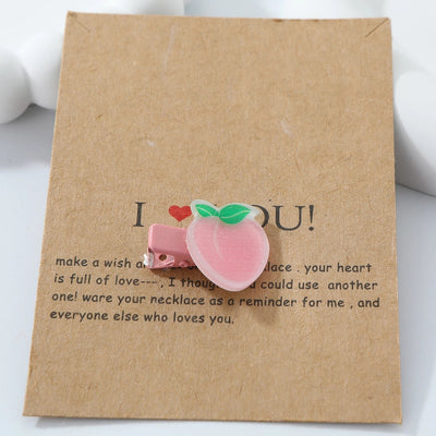 Women's Cute Funny Animal Alloy Resin Hair Clip
