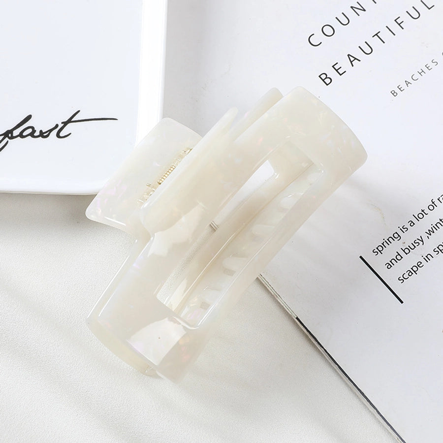 fashion leopard arylic stoving varnish hair claws 1 piece