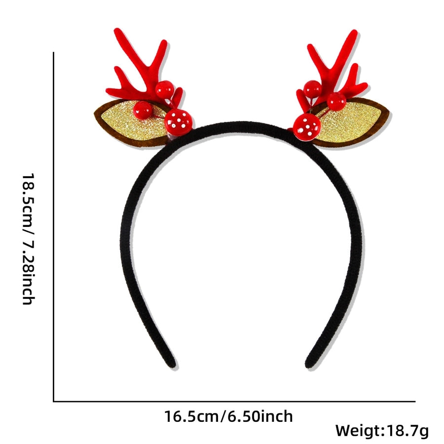 Christmas Cute Antlers Elk PET wool felt Iron