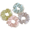 Women's IG Style Sweet Lattice Cloth Rib-Knit Lace Hair Tie