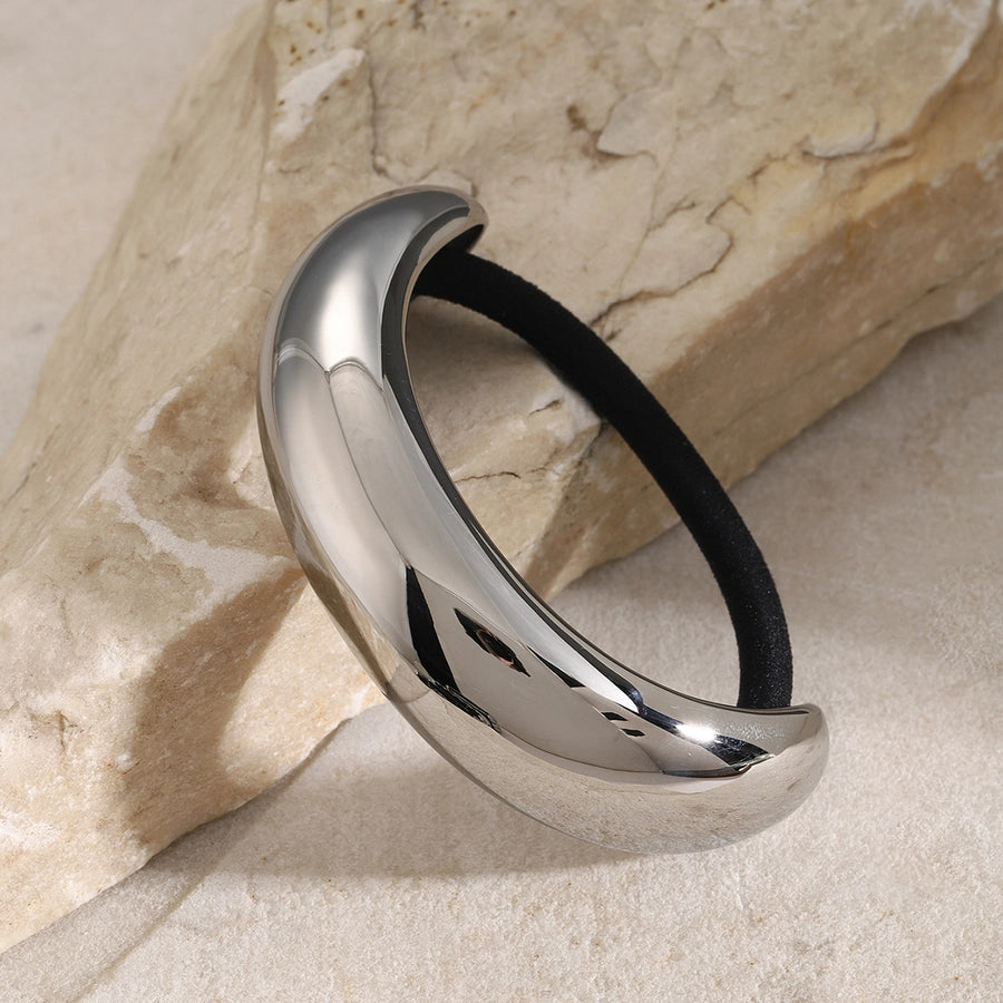 Women's IG Style Arc 304 Stainless Steel rubber band Hair Tie