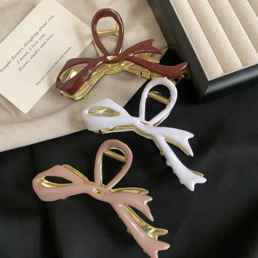 Women's French Style Korean Style Bow Knot Alloy Hair Claws