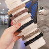 fashion geometric glass metal hair clip 1 piece