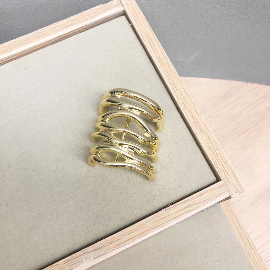 Women's Simple Style Solid Color Alloy Hair Clip