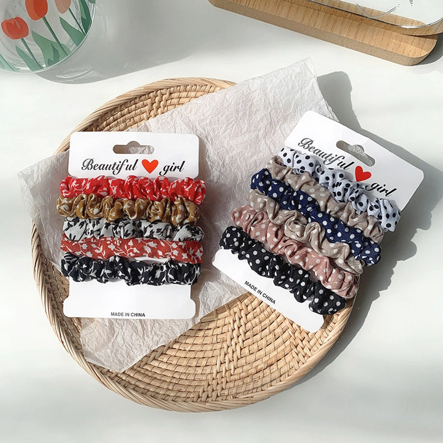 korean  color satin hair rope suit wild hair  scrunchies  ponytail head rope large intestine ring