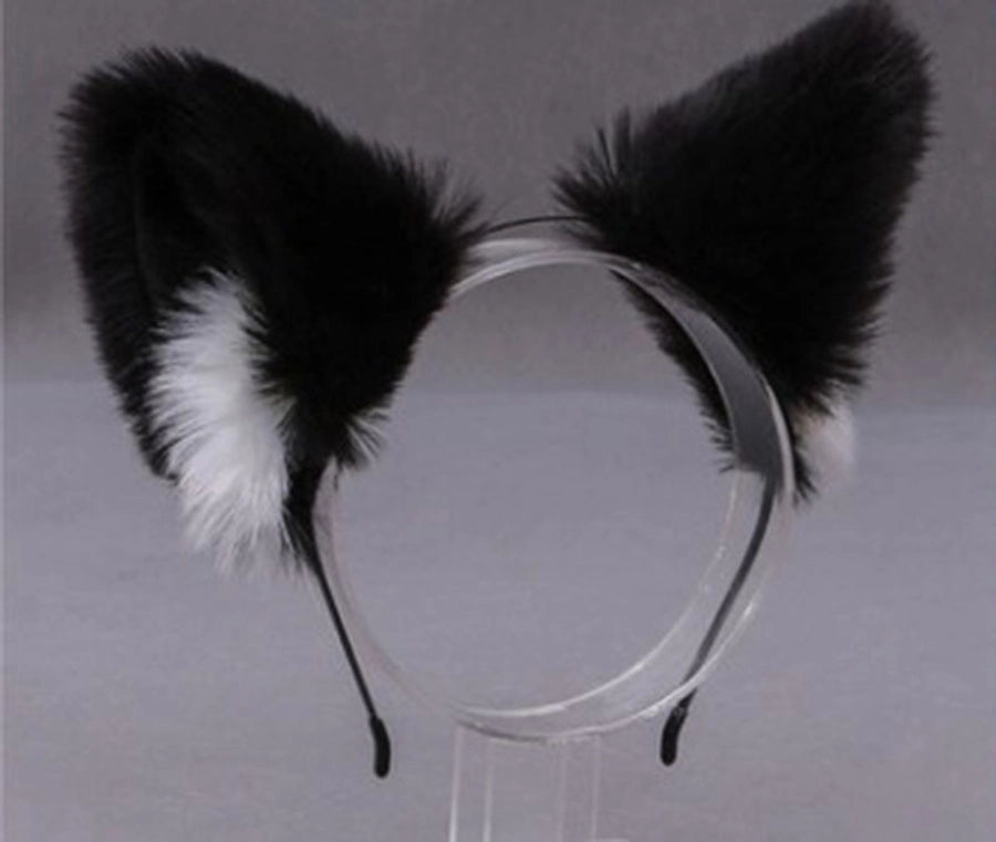 Women's Cute Ear Plush Handmade Hair Band
