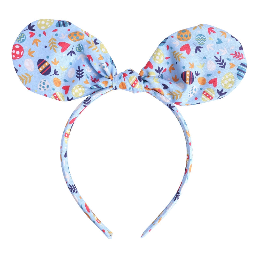 Unisex Princess Color Block Cloth Hair Band