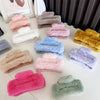 Women's Simple Style Solid Color PC Plush Hair Claws