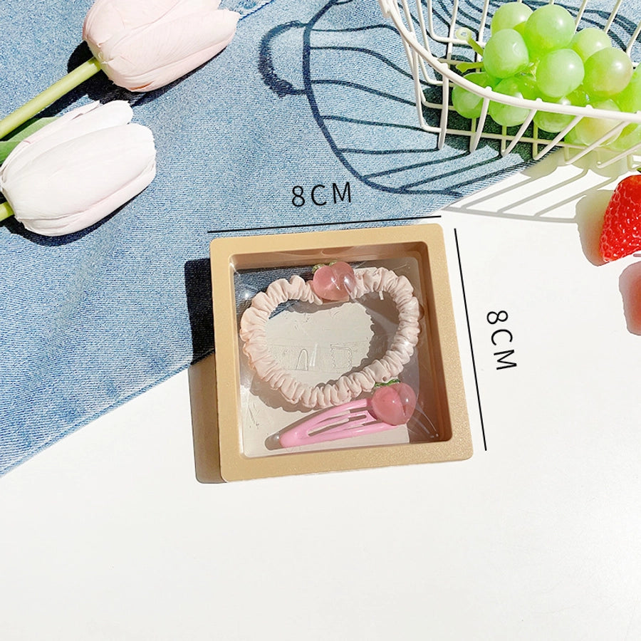 simple style flower arylic hair clip