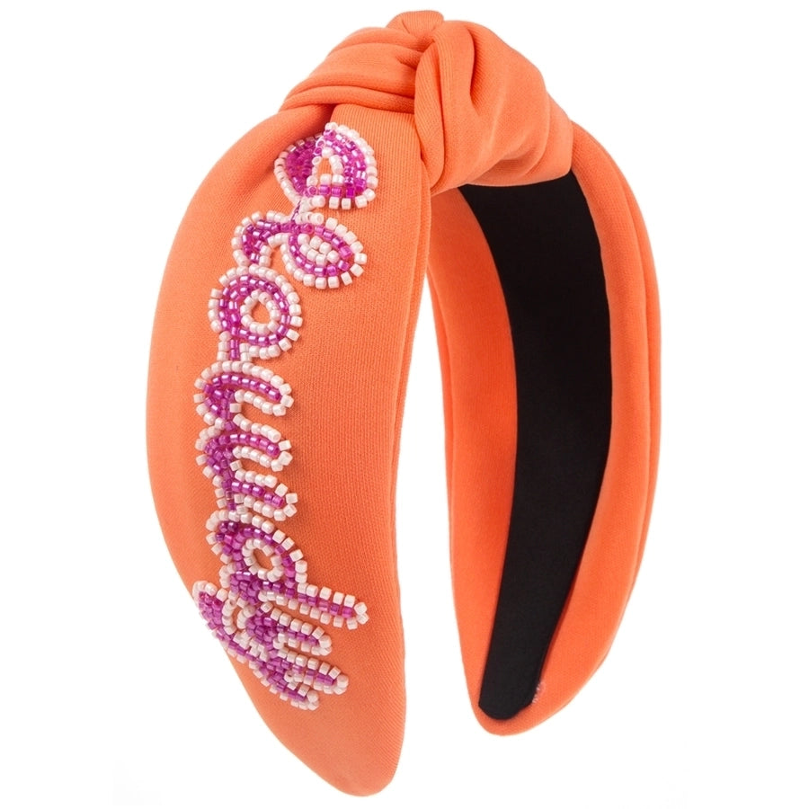women's elegant luxurious classic style letter cloth hair band