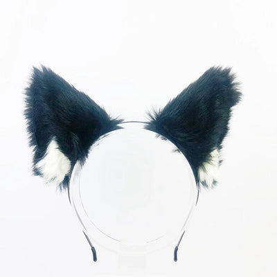 Women's Cute Ear Plush Handmade Hair Band