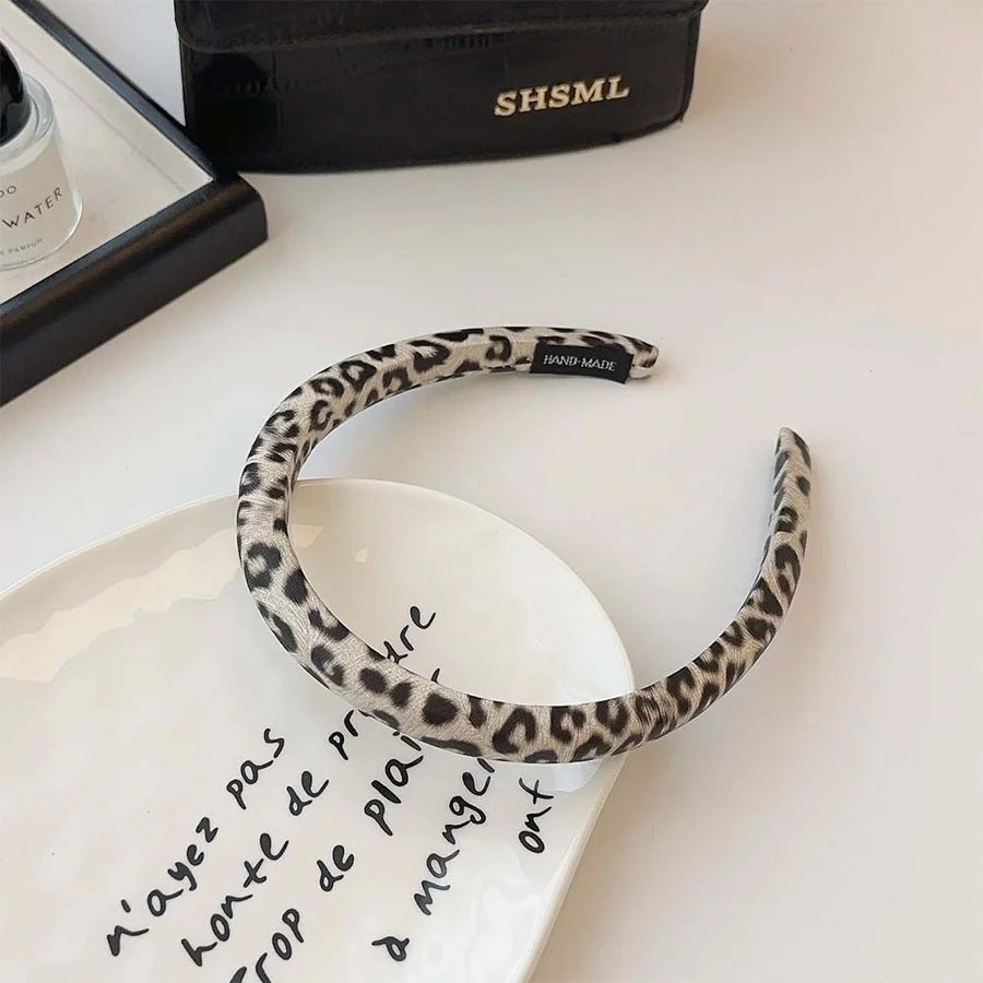 Sweet Streetwear Women's Leopard Cloth Hair Band